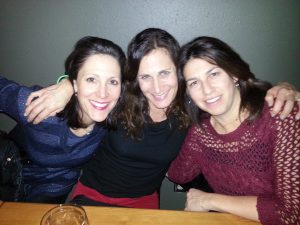 Julie and her lifelong friend, Dina and Laura